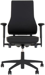 Bureaustoel Axia 2.4 zwart (t.b.v. lichaamslengte > 195 cm)